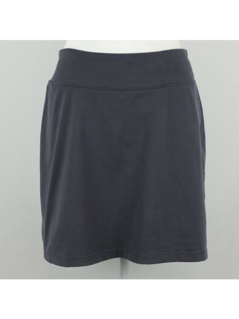Title Nine Buttah Women's Small Gray Knit Jersey Mid Rise Pull On Active Skort